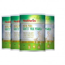 【12月大促】【新西兰直邮包邮】Healtheries 贺寿利 纯山羊成人奶粉 450克x4罐/箱【收件人身份证必须上传】【新疆、西藏、内蒙古、青海、宁夏、海南、甘肃，需加收运费】